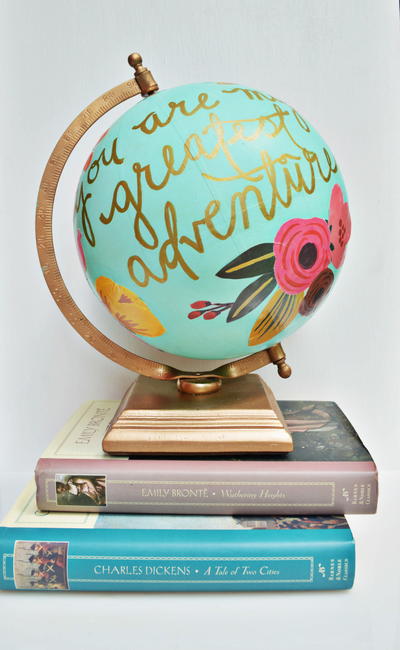 Decorative Globe Anthropologie Knock-Off
