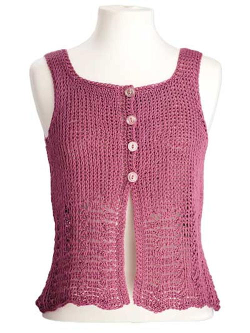 Elisa Sleeveless Crochet Top