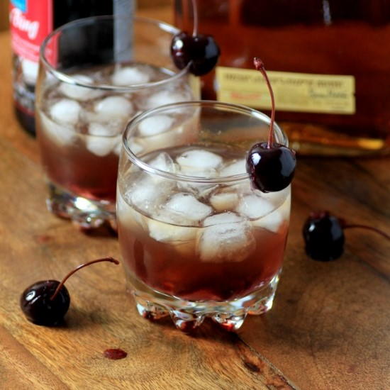 Bourbon Cherry Smash