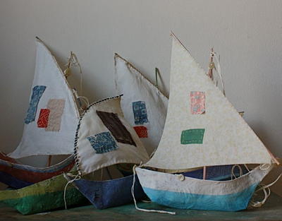 Scrappy Boat Papier Mache Crafts