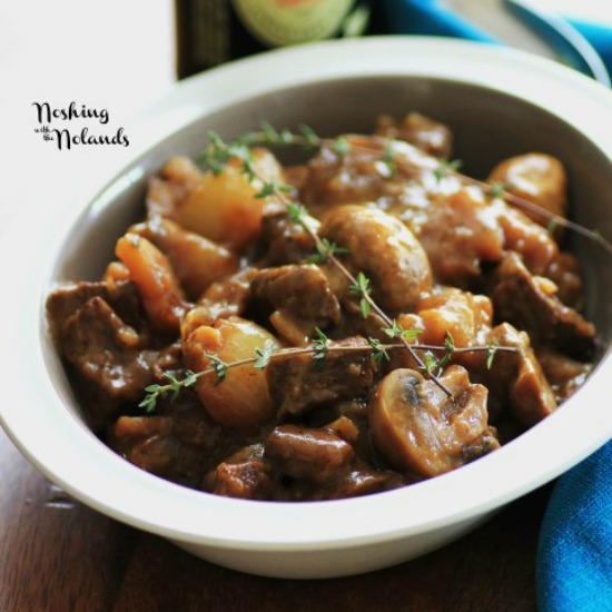 Steak and Stout with Potatoes for St. Patrick's Day