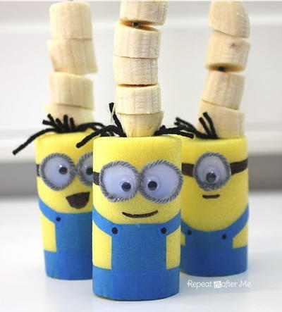 Minion Party Snack Skewers