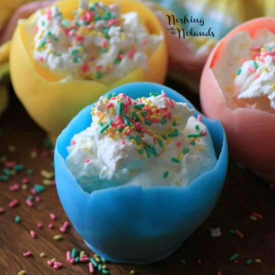 Easter Cups with Lemon Curd and Cream
