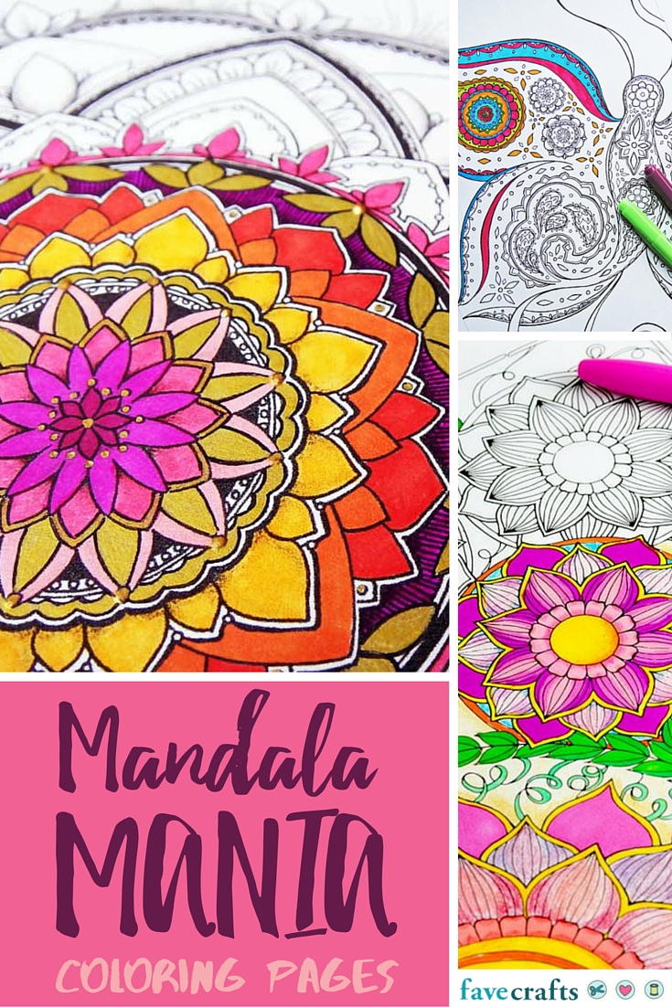 Mandala Mania: 16 Mandala Coloring Pages