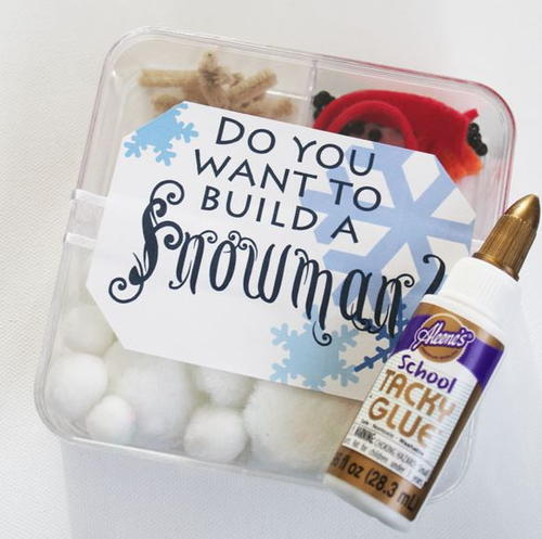 Download Free Do You Want To Build A Snowman Craft Kit Allfreechristmascrafts Com PSD Mockup Template