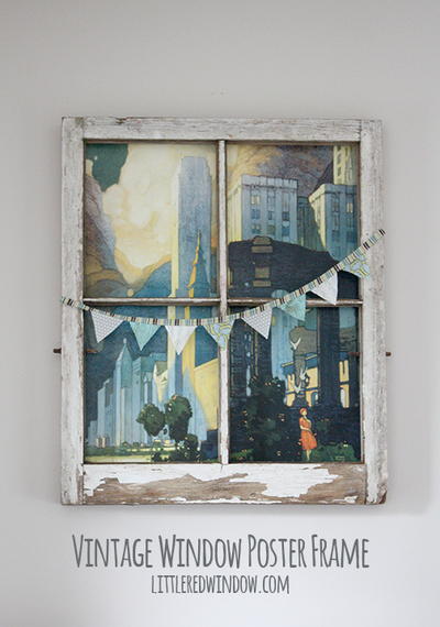 Vintage Window DIY Wall Art