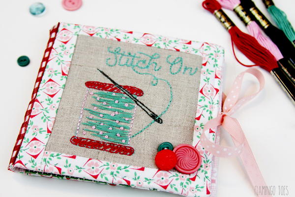 Stitch On! Embroidered Needle Book