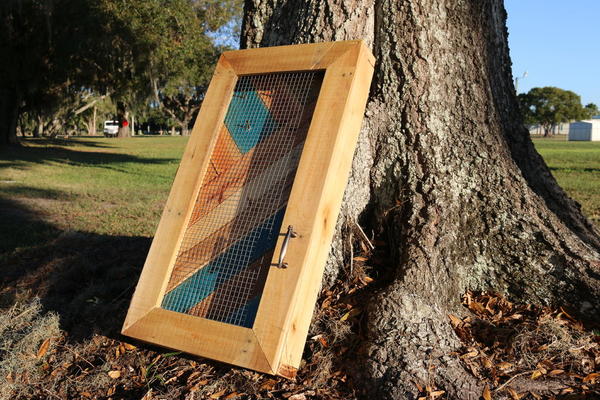 Wooden DIY Jewelry Display Cabinet