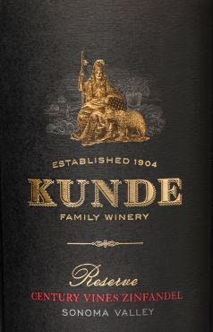 Kunde Reserve Century Vines Zinfandel 2013