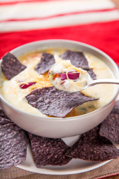 Cheesy Queso Potato Soup