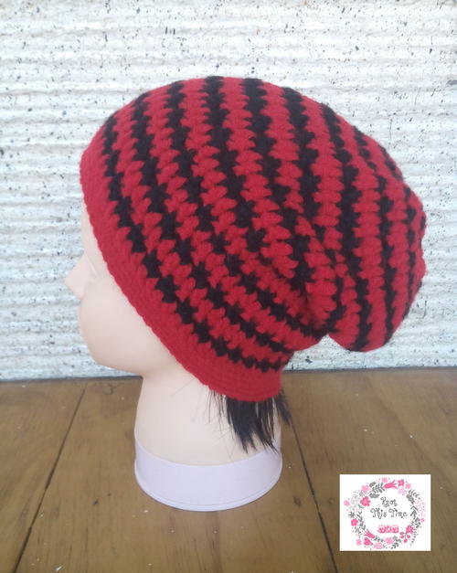 Cross X Stitch Slouch Hat