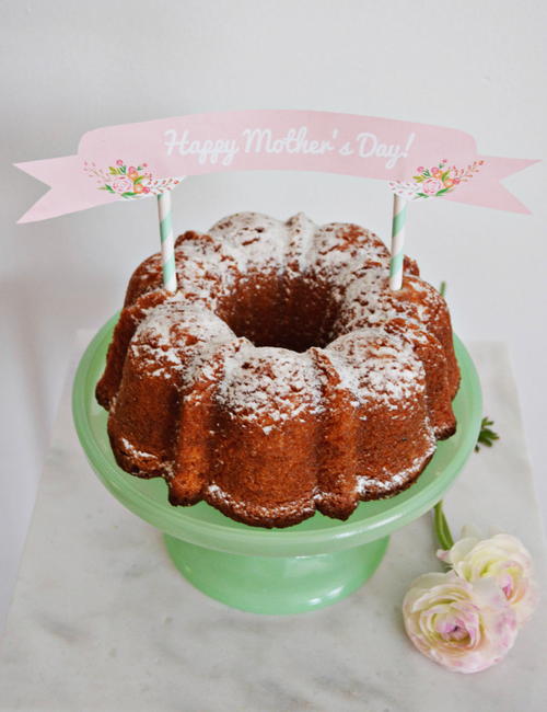 Mothers Day DIY Cake Topper