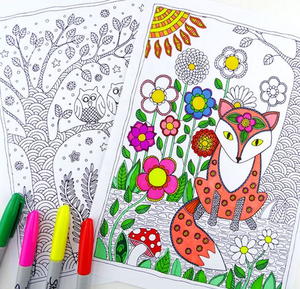 50 Adult Coloring Book Pages Free And Printable