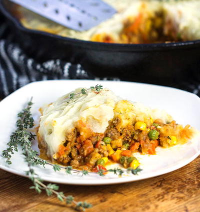 Healthy Spicy Shepherds Pie