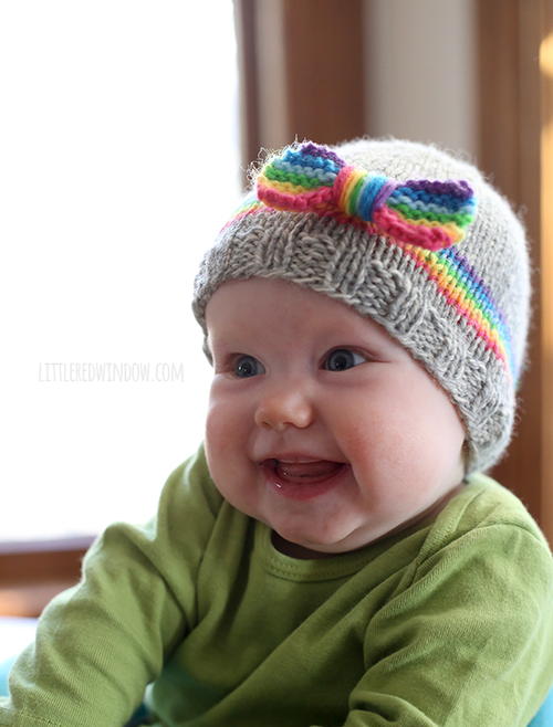 Rainbow Dreams Baby Hat