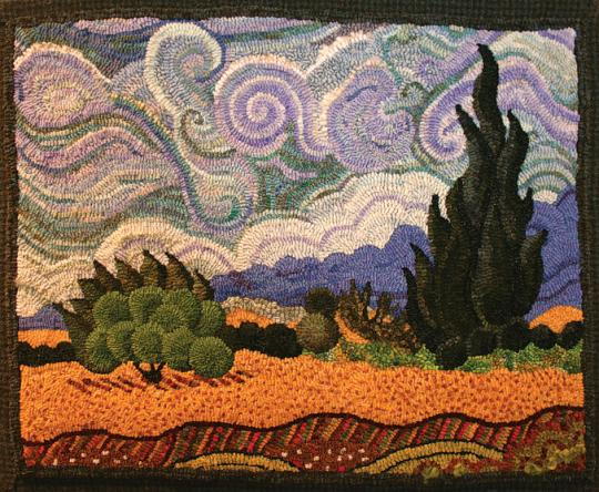 Post-Impressionist Rug Hooking