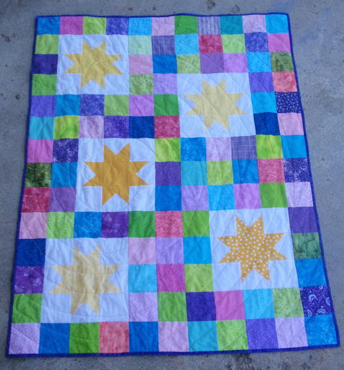 Scrappy Star Quilt Pattern