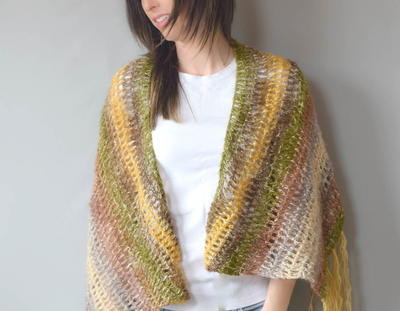 Boho Crochet Shawl Pattern