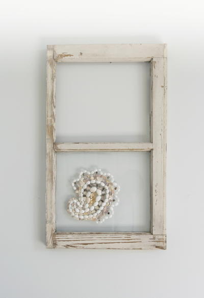 Window Frame Seashell Crafts