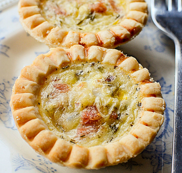 Ham and Havarti Mini Quiches