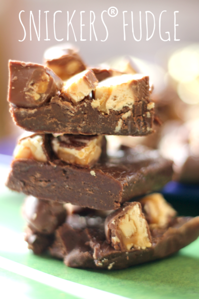 Snickers Chocolate Fudge