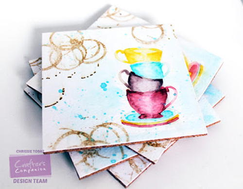 Watercolor DIY Coasters