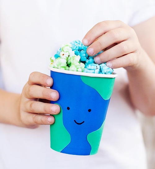 Earth Day Popcorn Snacks AllFreeHolidayCrafts earth-day-popcorn-snacks-allfreeholidaycrafts