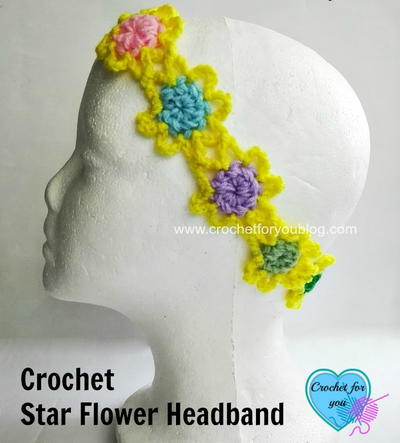 Flower Power Crochet Headband Pattern