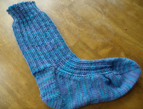 (Not) Wasting Time Knitted Socks