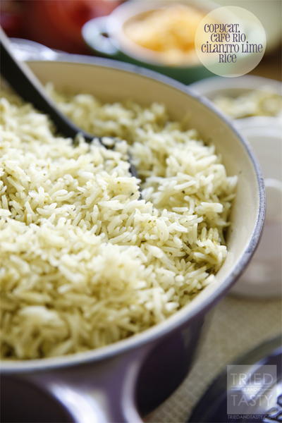 Copycat Cafe Rio Cilantro Lime Rice