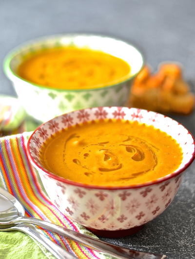 Creamy Coconut, Carrot, and Ginger Soup