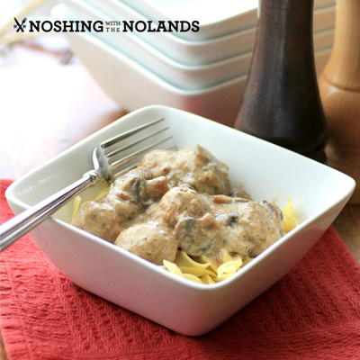 Skinny Slow Cooker Swedish Meatballs