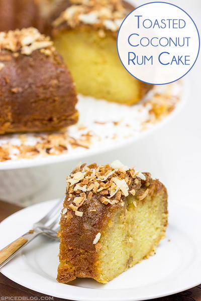 Toasted Coconut Rum Cake