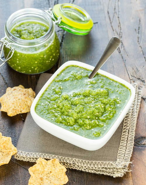 Five-Ingredient Tomatillo Salsa