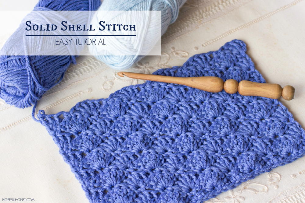 How to Crochet Shell Stitch - Easy Tutorial and Video!