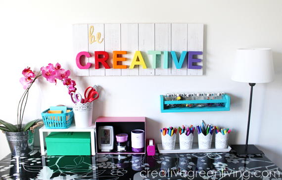 Be Creative Wood Wall Art