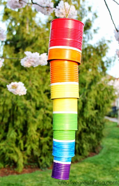 Tin Can Diy Wind Chime Favecrafts Com