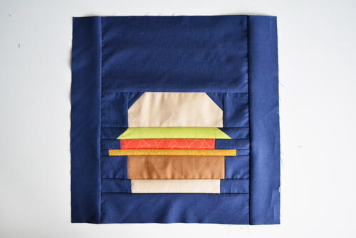 Big Burger Quilt Block