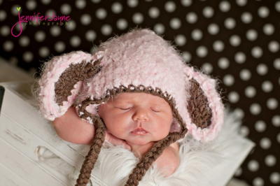 Little Lamb Crochet Hat Pattern
