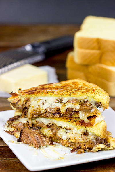 Smoked Brisket Grilled Cheese