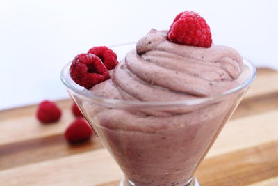 Grown Up Raspberry Chocolate Mousse