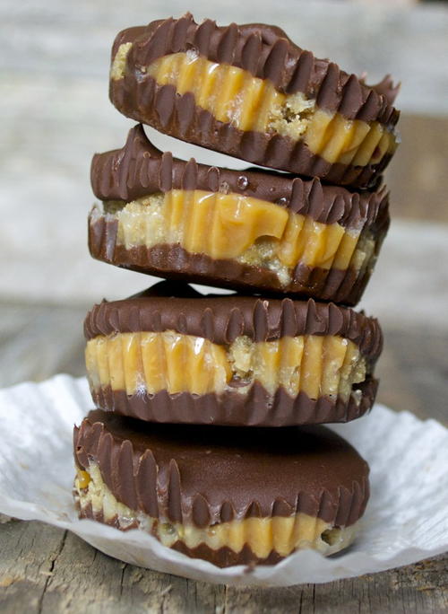 Sun Butter Caramel Cups 