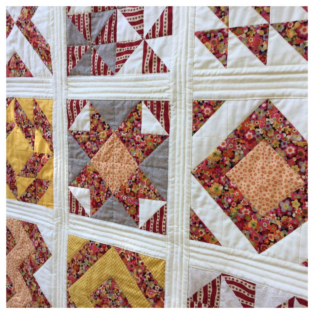 Quilt As You Go with Wide Sashing Tutorial