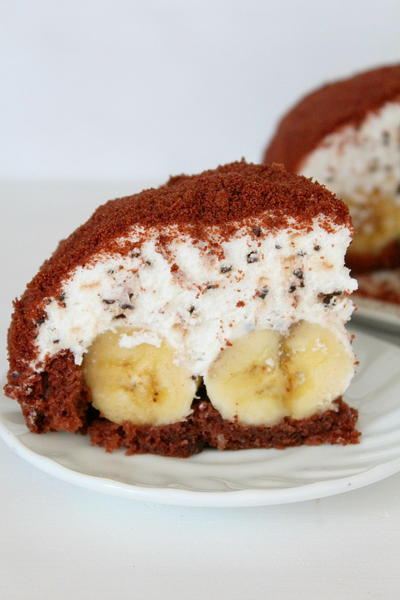 Banana Dome Cake Recipe