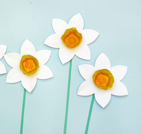 Radiant Daffodil Egg Carton Crafts