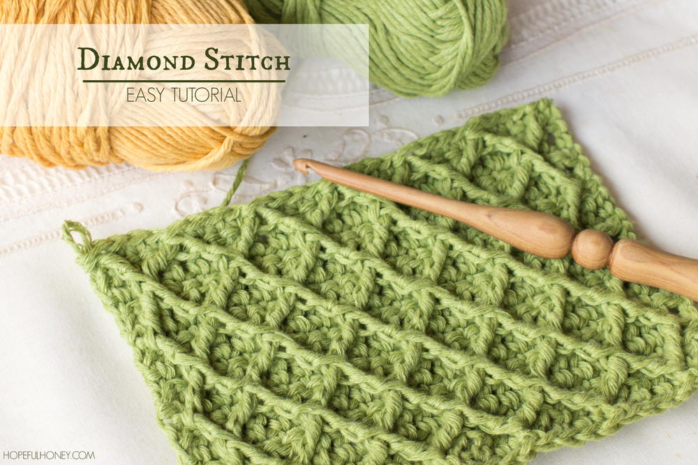 How To: Crochet The Diamond Stitch | AllFreeCrochet.com