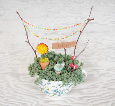 Magical Teacup Fairy Garden