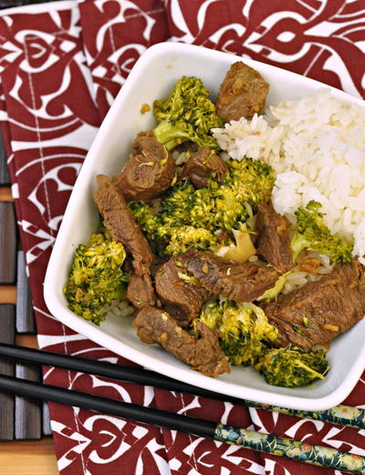 Slow Cooker Beef & Broccoli