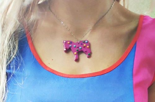 Animal Cookie DIY Necklace