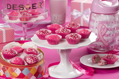 Pink Velvet Truffles